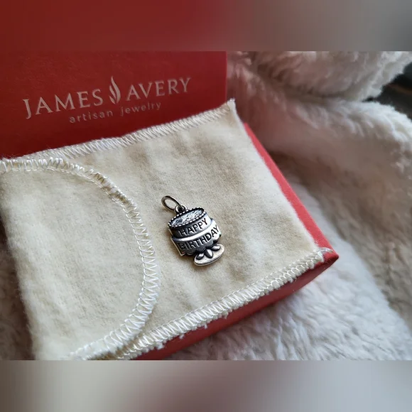 James avery happy birthday cake charm sale